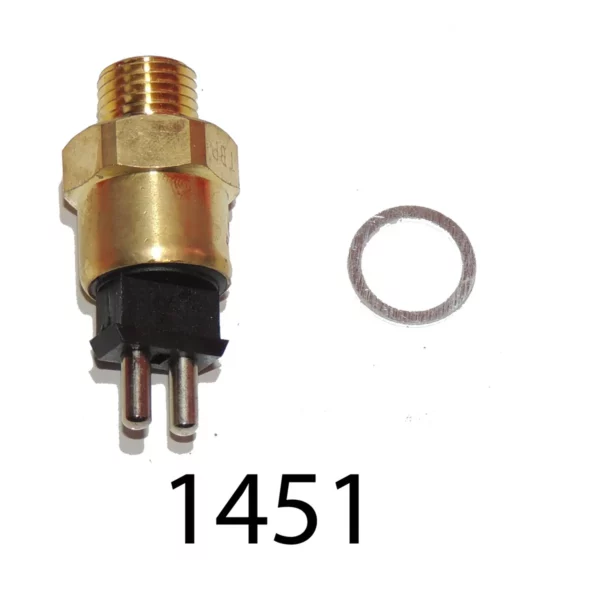 Датчик температурный на блоке черный W124 2x TBP