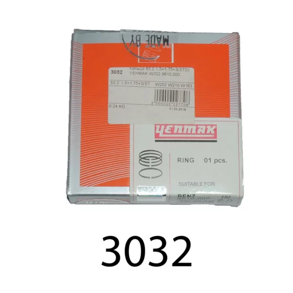 Кольца 83,2 1,5х1,75х3,0 STD W202 9610,000 YENMAK